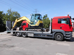 Baumaschinentransport